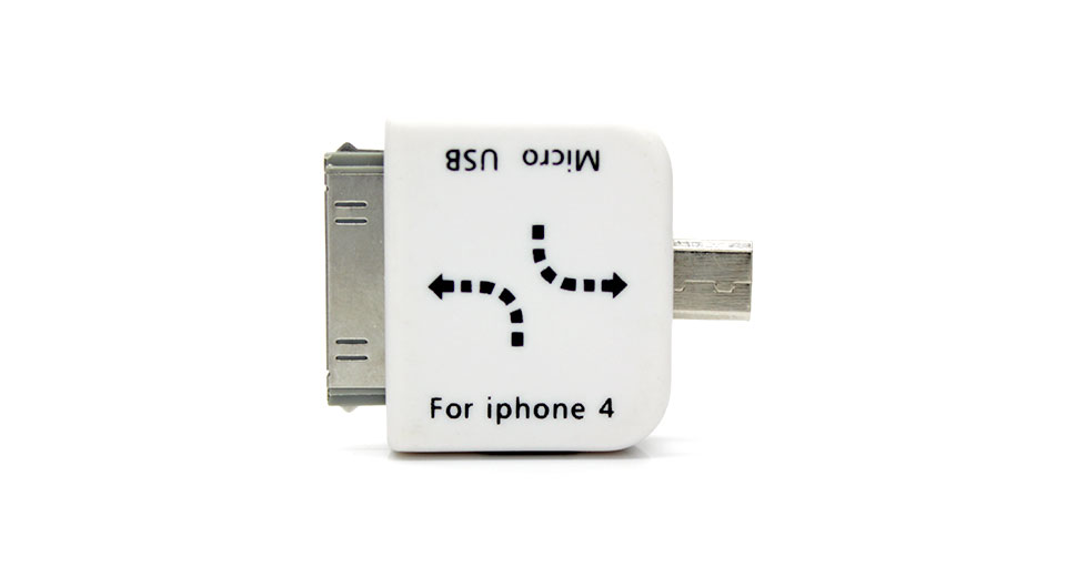 Apple 30PIN - Micro USB adapter
