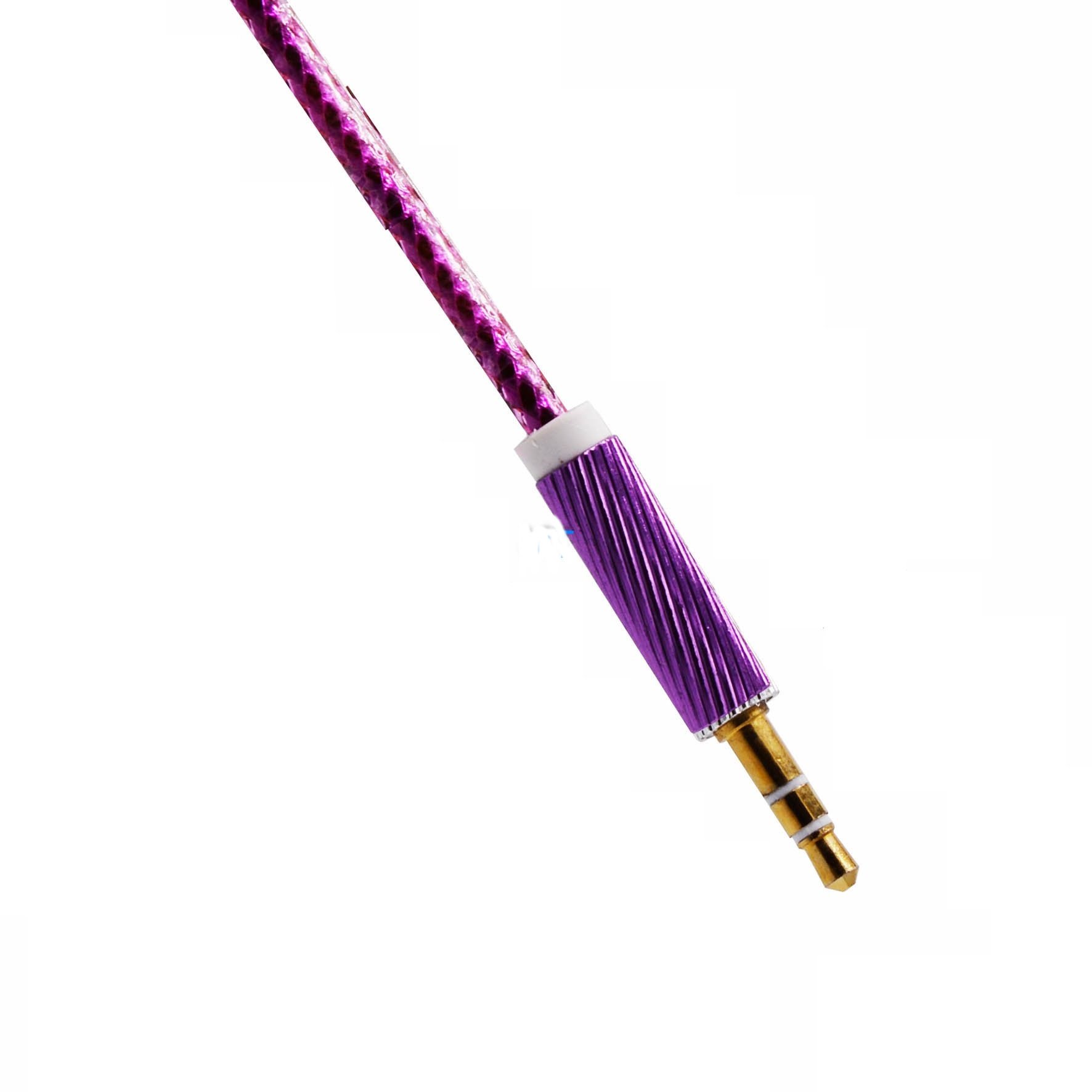 AUX 1 méteres audio kábel lila