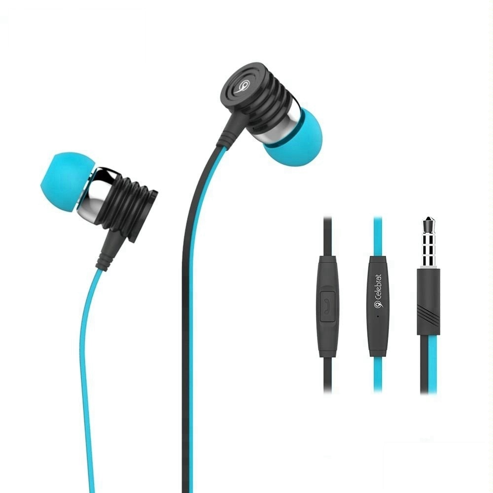 Celebrat® S50 In-Ear headset Kék